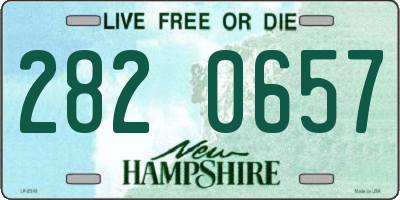 NH license plate 2820657