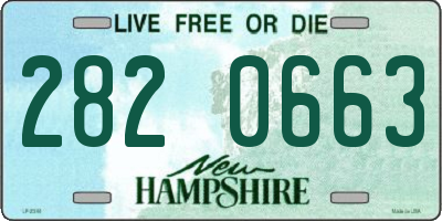 NH license plate 2820663