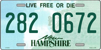 NH license plate 2820672