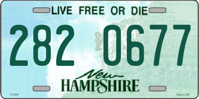 NH license plate 2820677