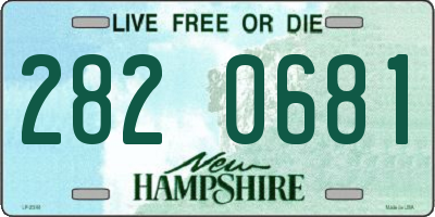 NH license plate 2820681