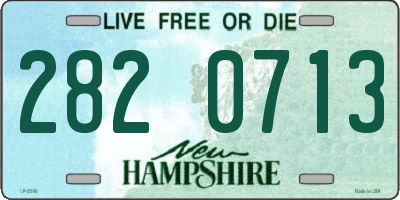 NH license plate 2820713