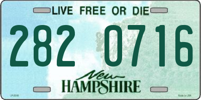 NH license plate 2820716