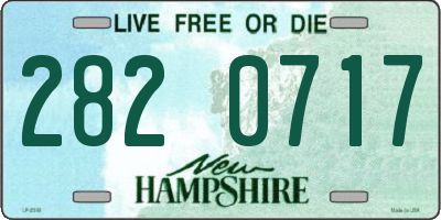 NH license plate 2820717