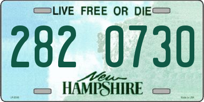 NH license plate 2820730