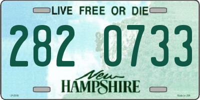 NH license plate 2820733