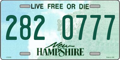 NH license plate 2820777