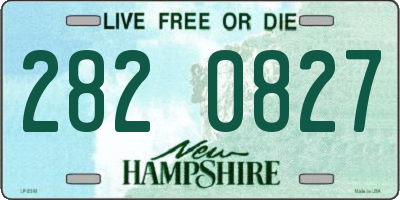 NH license plate 2820827