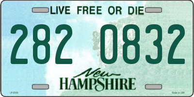 NH license plate 2820832