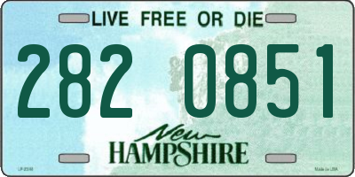 NH license plate 2820851