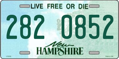 NH license plate 2820852