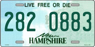NH license plate 2820883