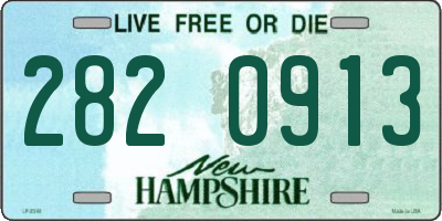 NH license plate 2820913