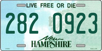 NH license plate 2820923