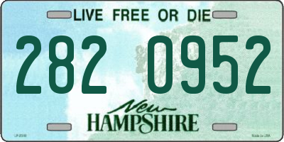 NH license plate 2820952