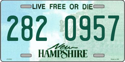 NH license plate 2820957