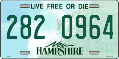 NH license plate 2820964