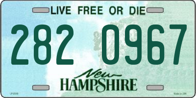 NH license plate 2820967