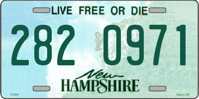 NH license plate 2820971