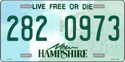 NH license plate 2820973