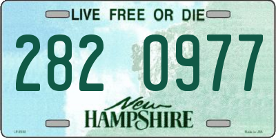 NH license plate 2820977