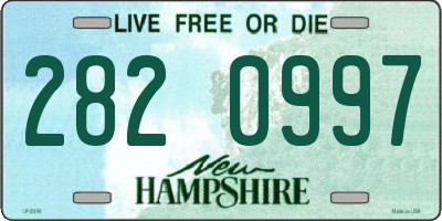 NH license plate 2820997