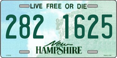 NH license plate 2821625