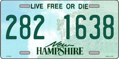 NH license plate 2821638