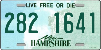 NH license plate 2821641
