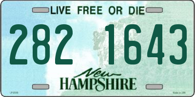 NH license plate 2821643