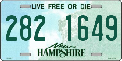 NH license plate 2821649