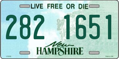 NH license plate 2821651