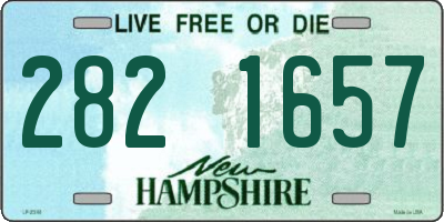 NH license plate 2821657