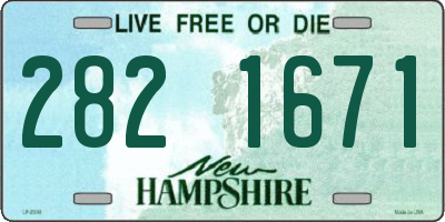 NH license plate 2821671