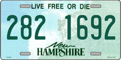 NH license plate 2821692