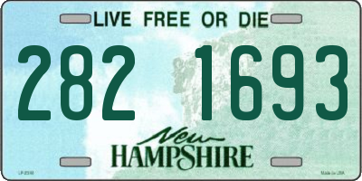 NH license plate 2821693
