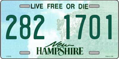 NH license plate 2821701