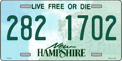 NH license plate 2821702