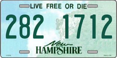 NH license plate 2821712