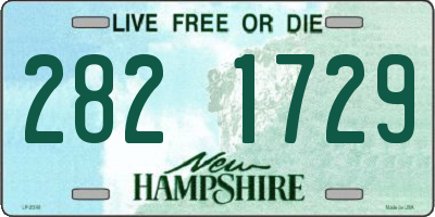 NH license plate 2821729
