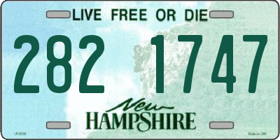 NH license plate 2821747