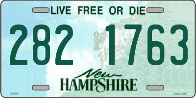 NH license plate 2821763