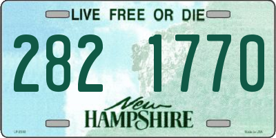 NH license plate 2821770