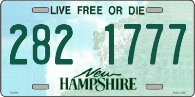 NH license plate 2821777