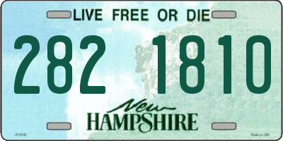 NH license plate 2821810
