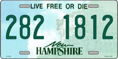 NH license plate 2821812