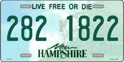 NH license plate 2821822