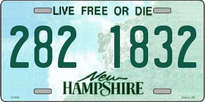 NH license plate 2821832