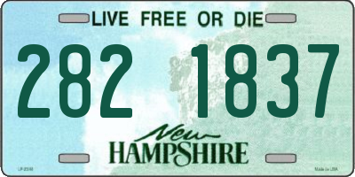 NH license plate 2821837