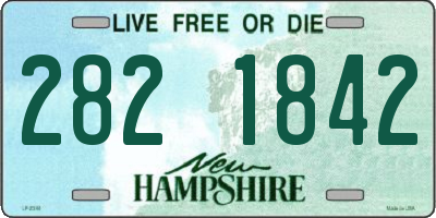 NH license plate 2821842
